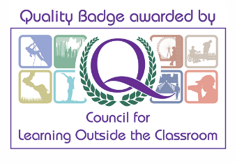 Quality badge awarded by Q - council for learning outside the clasroom